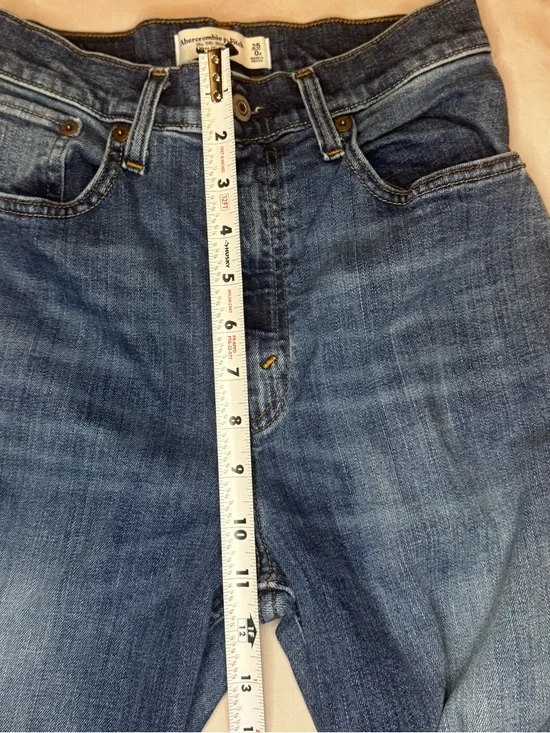Abercrombie & Fitch Jeans Size 25 High Rise Flare 30 Inseam - Picture 5 of 8